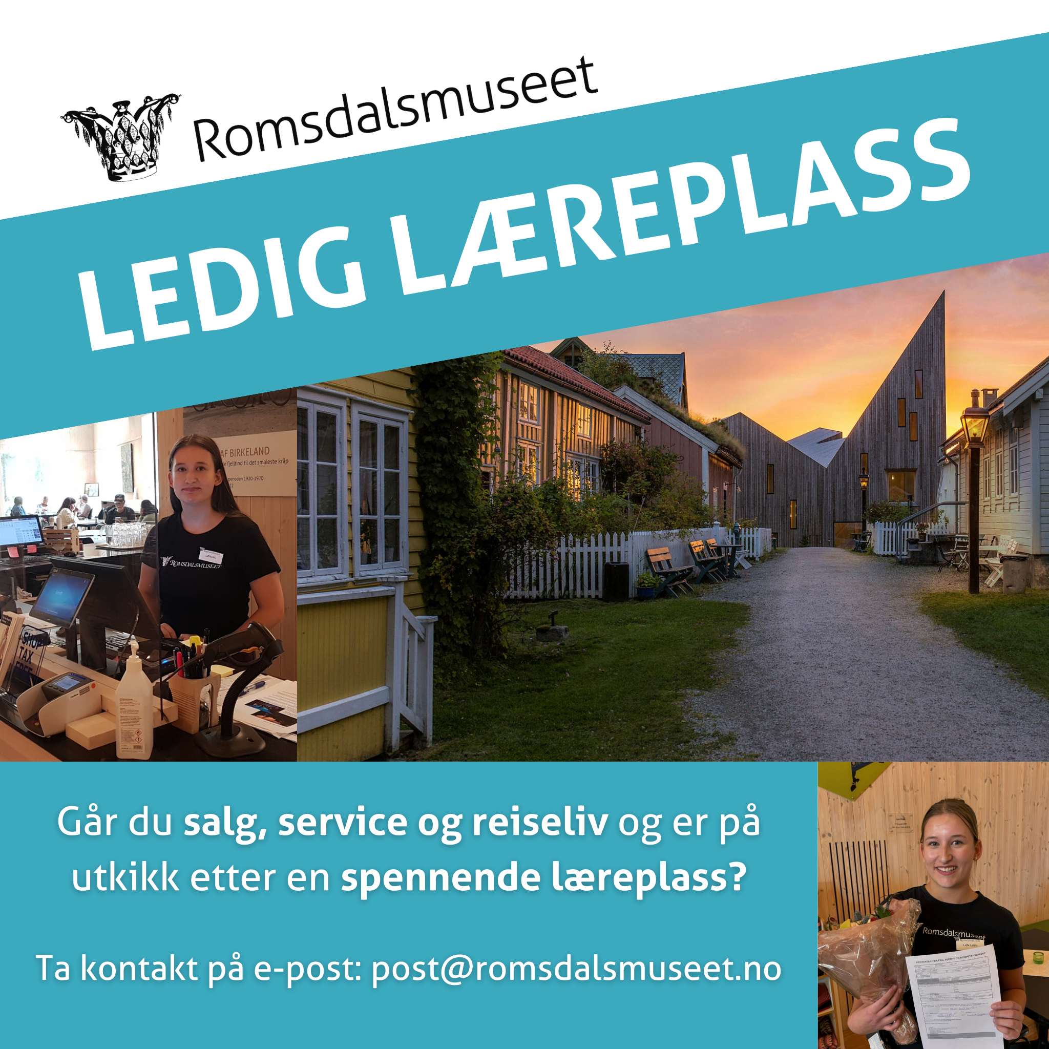 Ledig læreplass ved Romsdalsmuseet